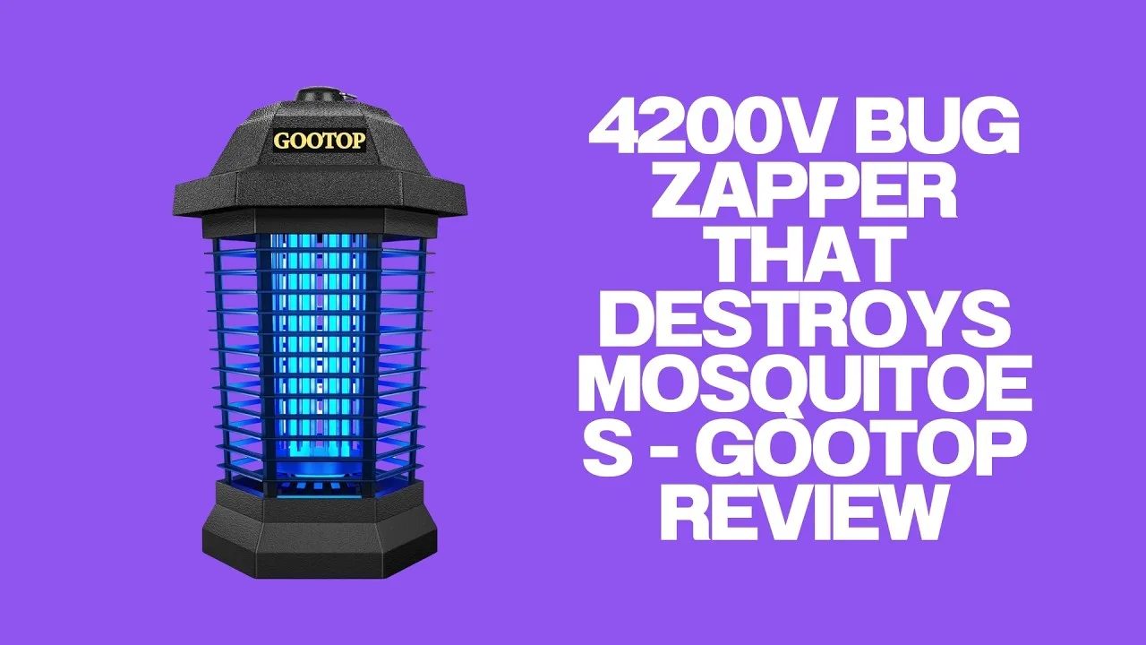 4200V Bug Zapper That DESTROYS Mosquitoes - GOOTOP Review