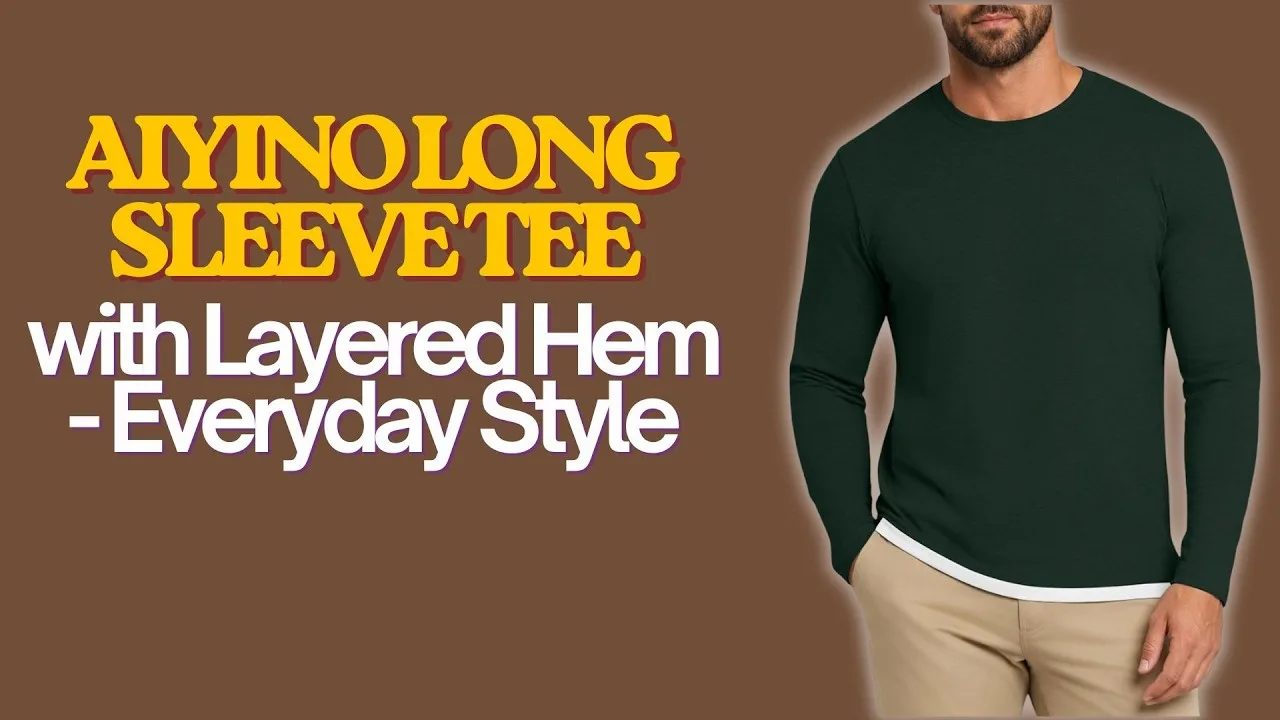 AIYINO Long Sleeve Tee with Layered Hem - Everyday Style