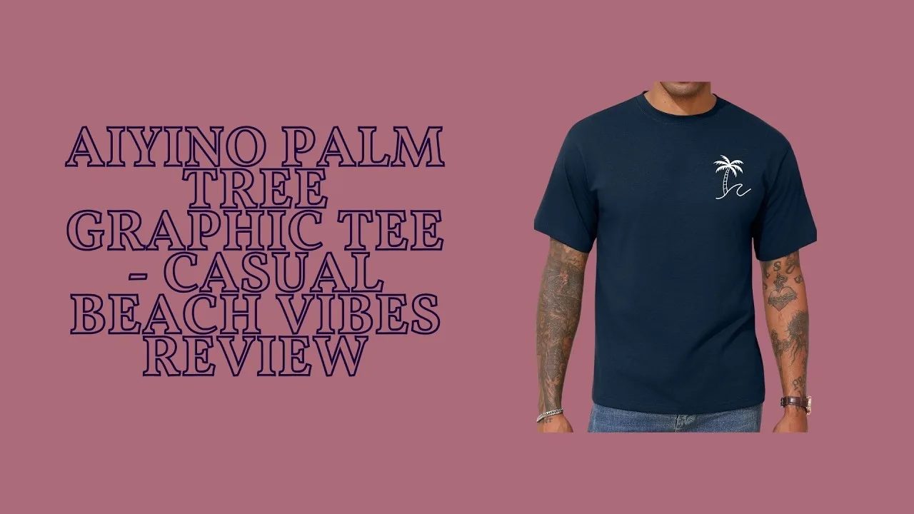 Aiyino Palm Tree Graphic Tee - CASUAL Beach Vibes Review
