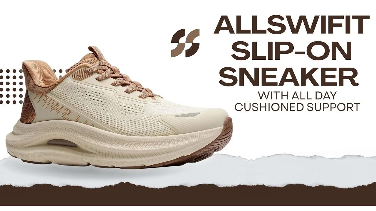 ALLSWIFIT Slip-On Sneaker with ALL DAY Cushioned Support