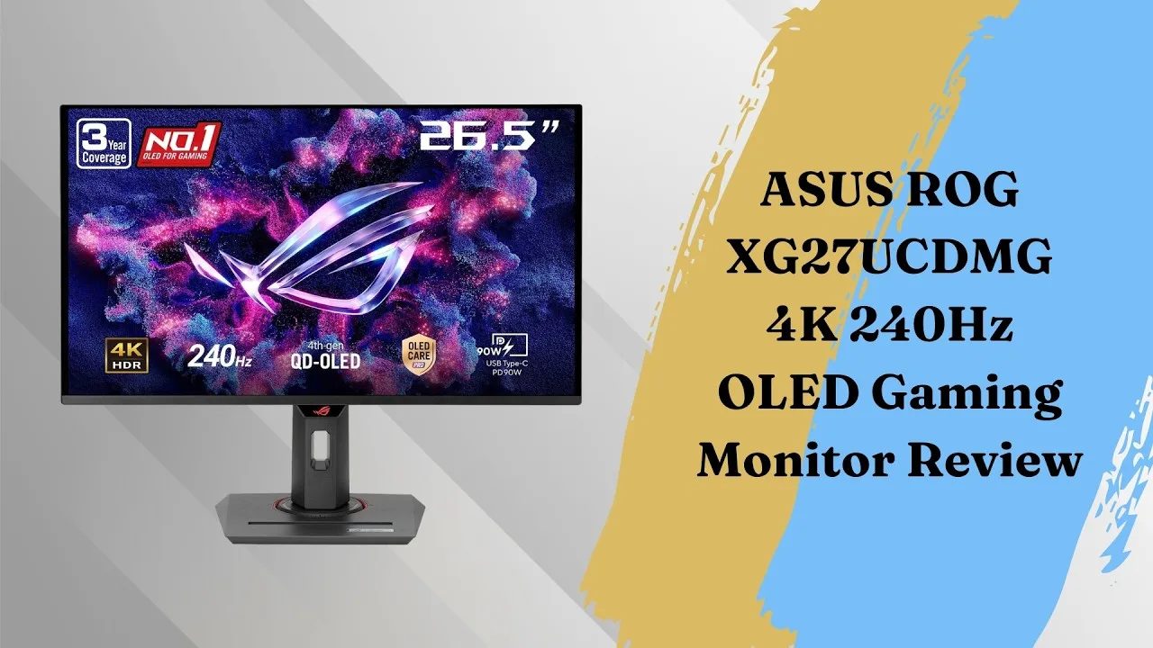 ASUS ROG XG27UCDMG - 4K 240Hz OLED Gaming Monitor Review