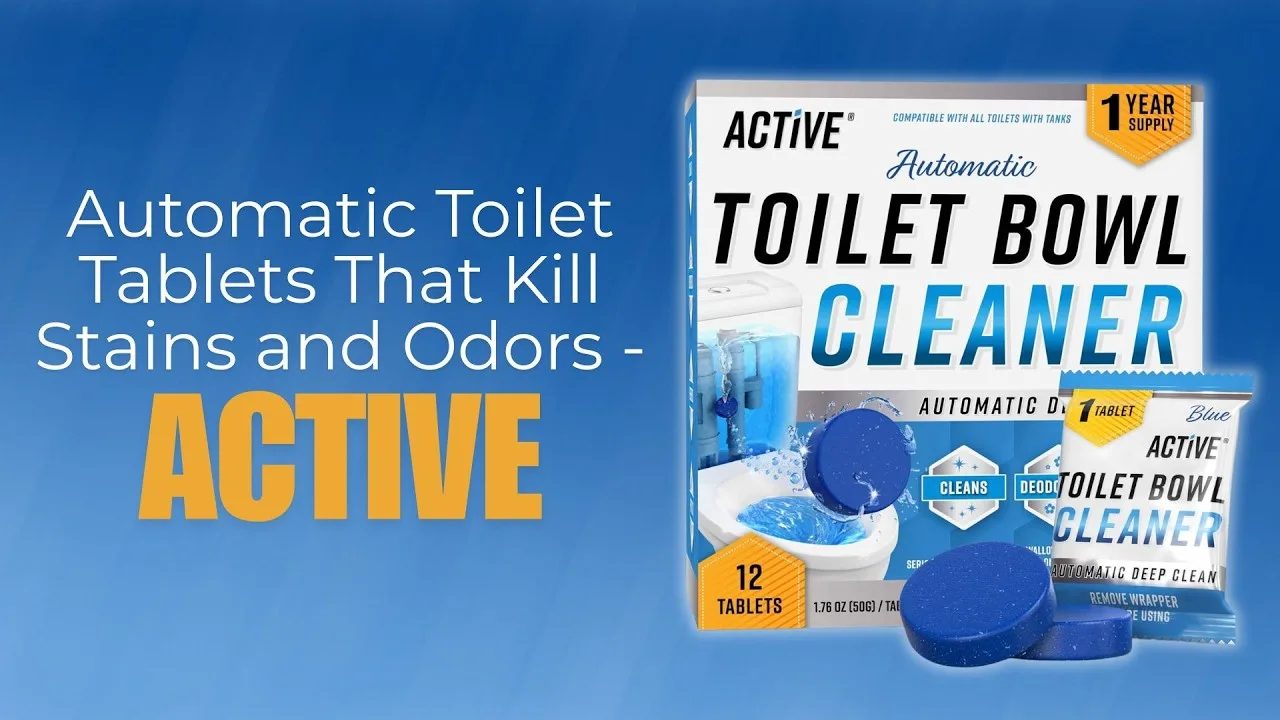 Automatic Toilet Tablets That Kill Stains and Odors - ACTIVE