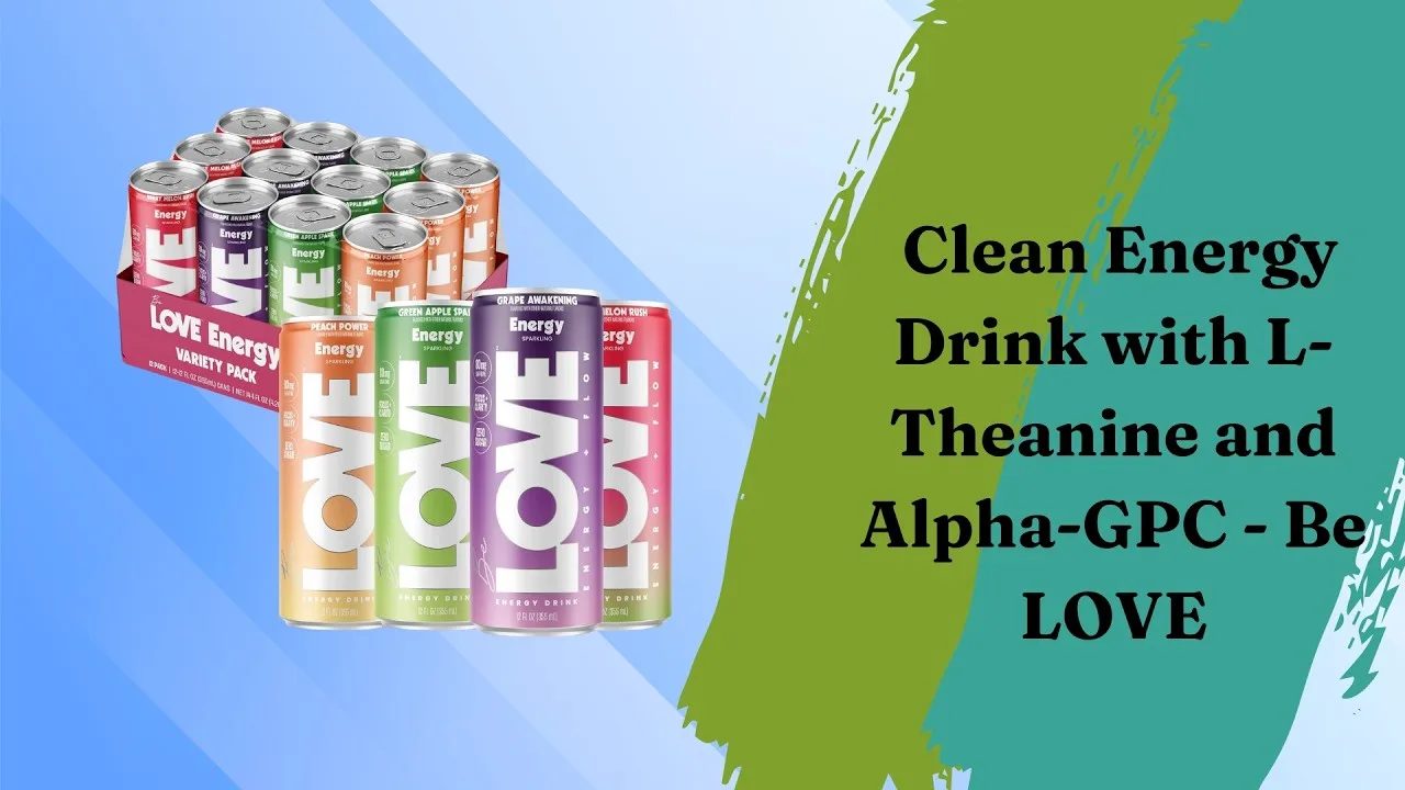 Clean Energy Drink with L-Theanine and Alpha-GPC - Be LOVE