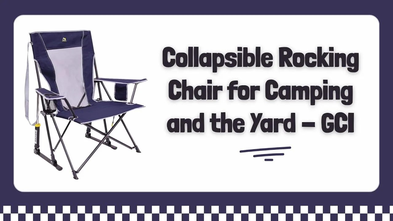 Collapsible Rocking Chair for Camping and the Yard - GCI