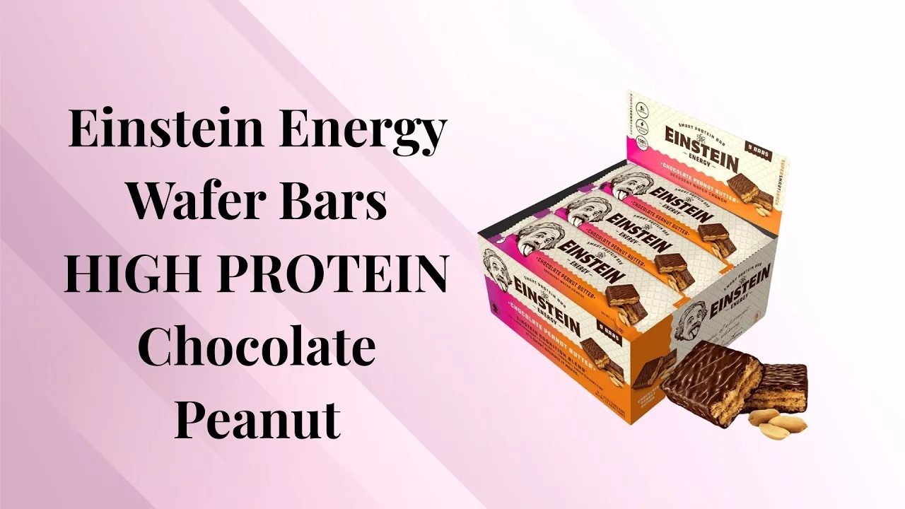 Einstein Energy Wafer Bars - HIGH PROTEIN Chocolate Peanut