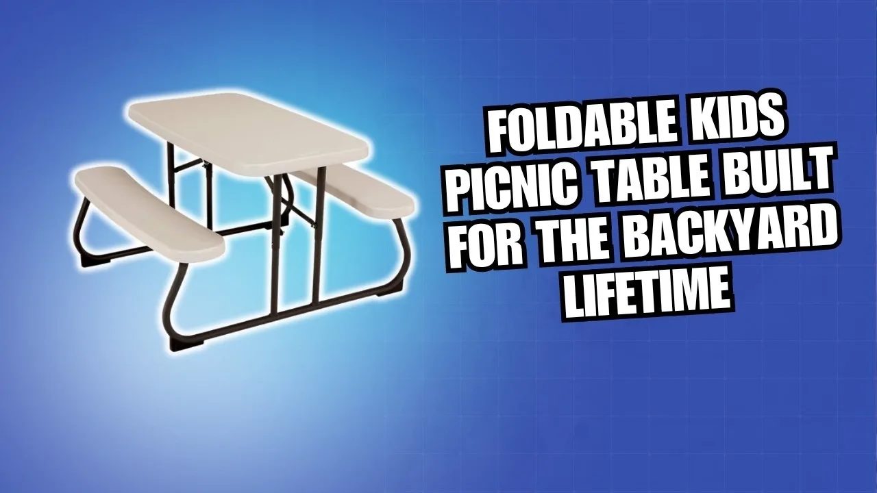 Foldable Kids Picnic Table Built for the Backyard - Lifetime