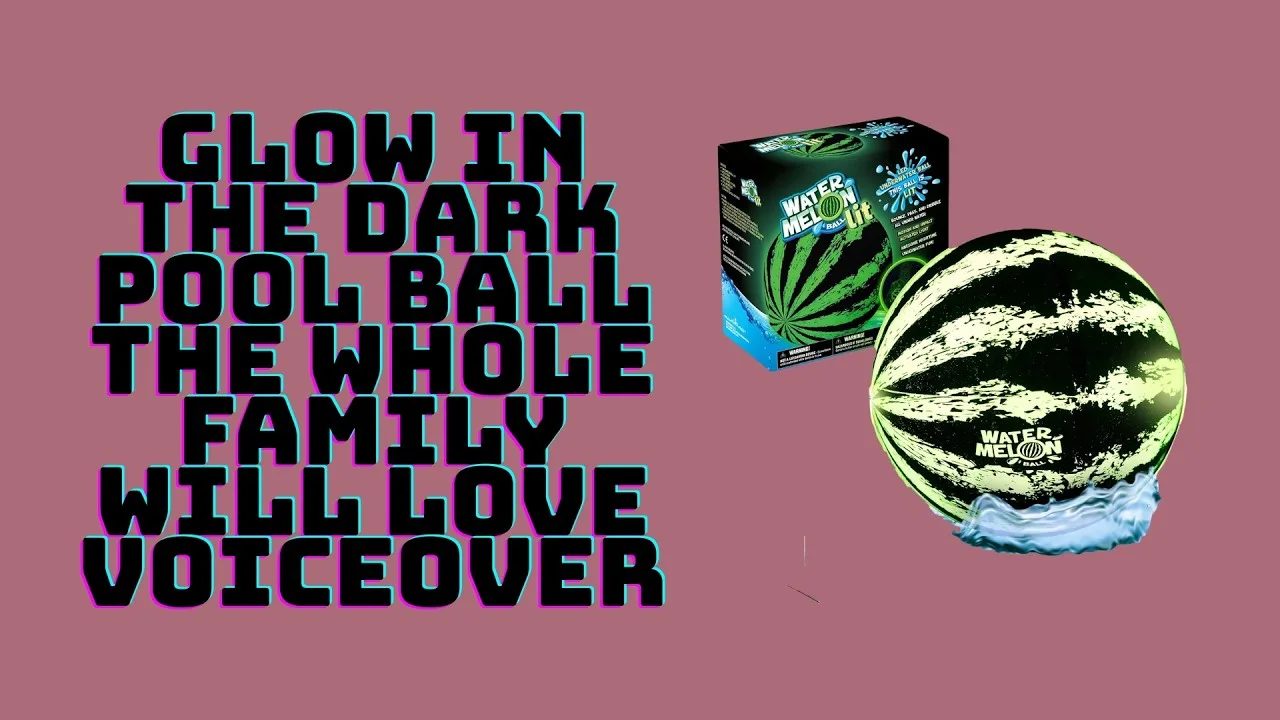 Glow in the Dark Pool Ball the Whole Family Will Love