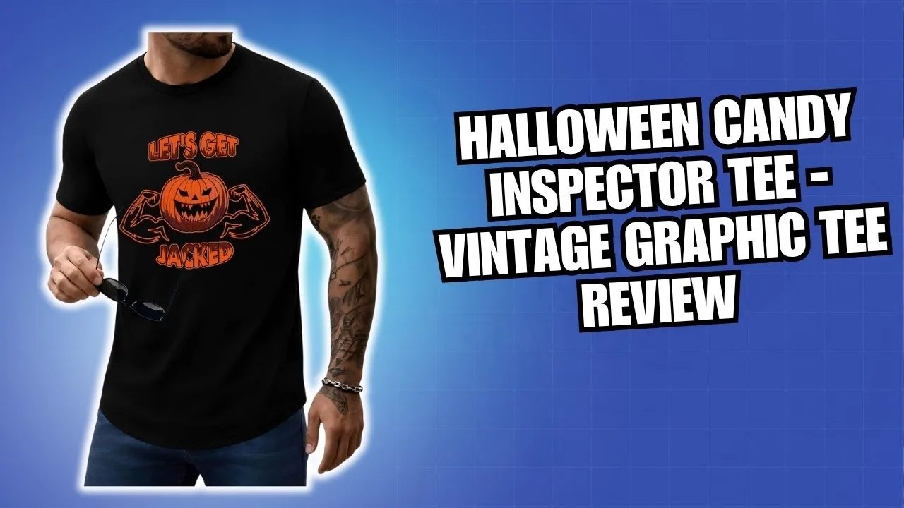 Halloween Candy Inspector Tee - VINTAGE Graphic Tee Review