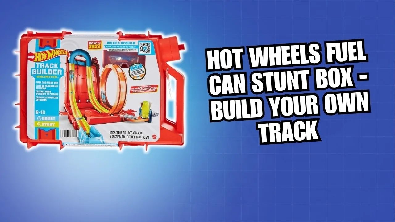 Hot Wheels Fuel Can Stunt Box - BUILD Your Own Track