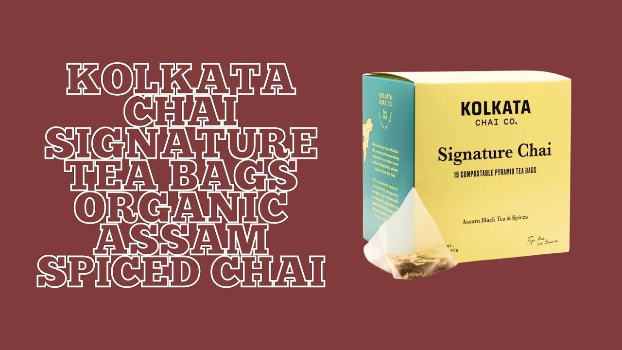Kolkata Chai Signature Tea Bags - ORGANIC Assam Spiced Chai