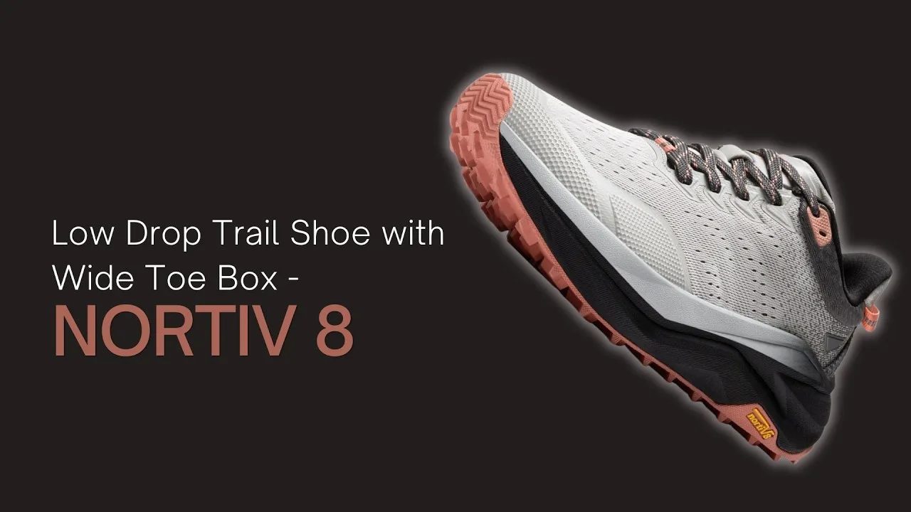 Low Drop Trail Shoe with Wide Toe Box - NORTIV 8