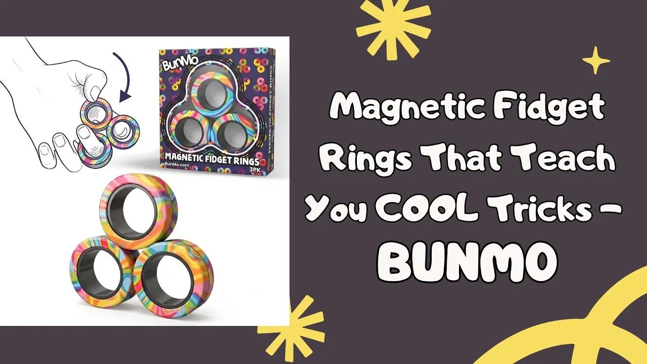 Magnetic Fidget Rings That Teach You COOL Tricks - BUNMO