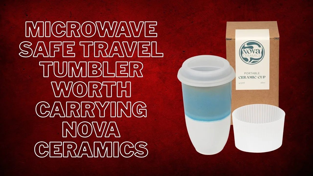Microwave Safe Travel Tumbler WORTH Carrying - NOVA CERAMICS