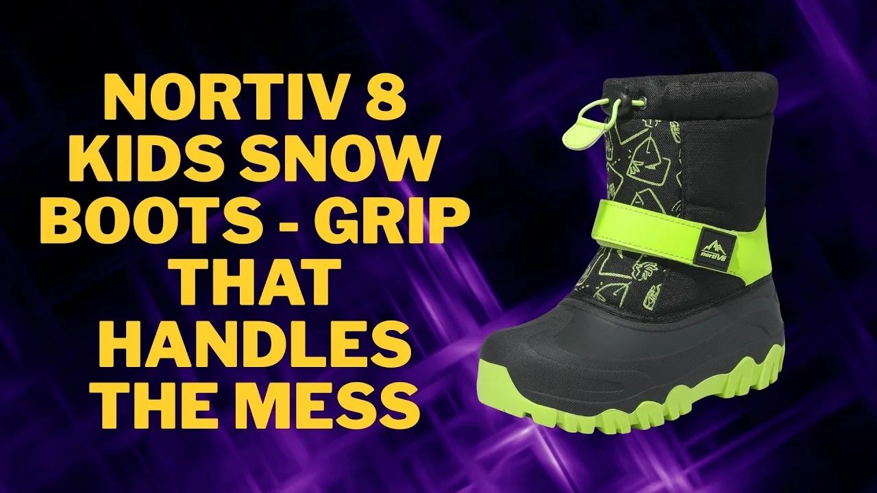 NORTIV 8 Kids Snow Boots - GRIP That Handles the Mess