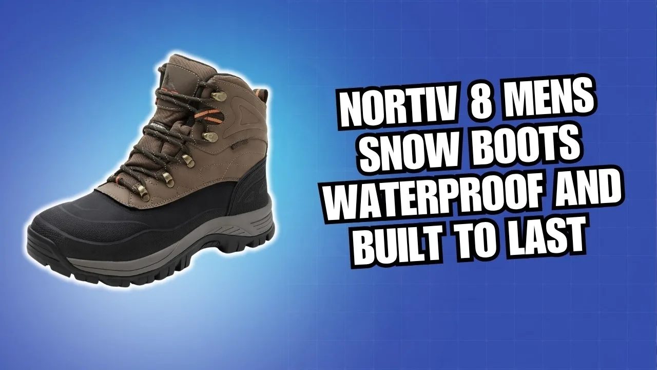 NORTIV 8 Mens Snow Boots - WATERPROOF and Built to Last