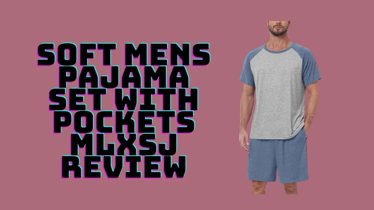 Soft Mens Pajama Set with POCKETS - MLXSJ Review