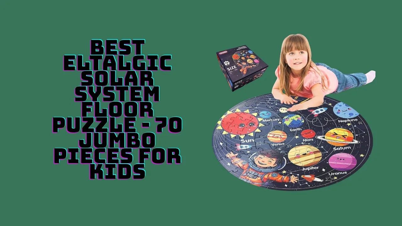 TALGIC Solar System Floor Puzzle - 70 JUMBO Pieces for Kids