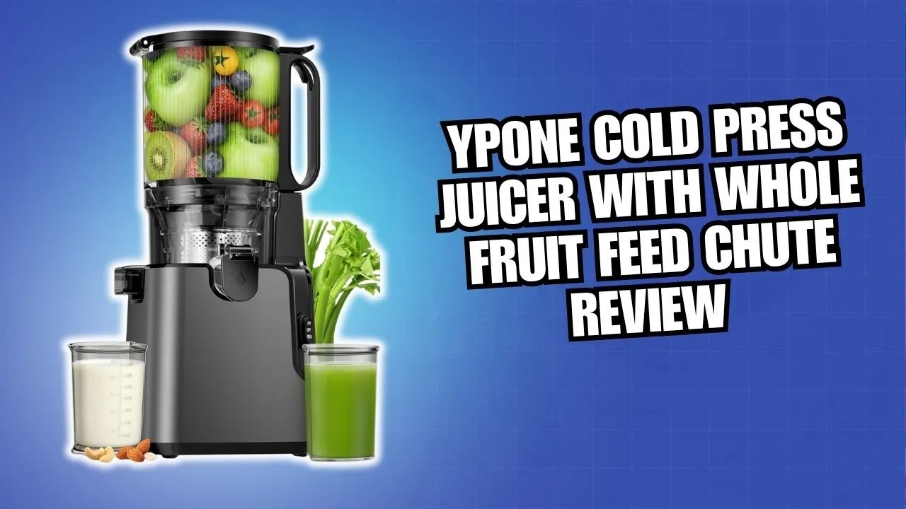 YPONE Cold Press Juicer with WHOLE Fruit Feed Chute - Review